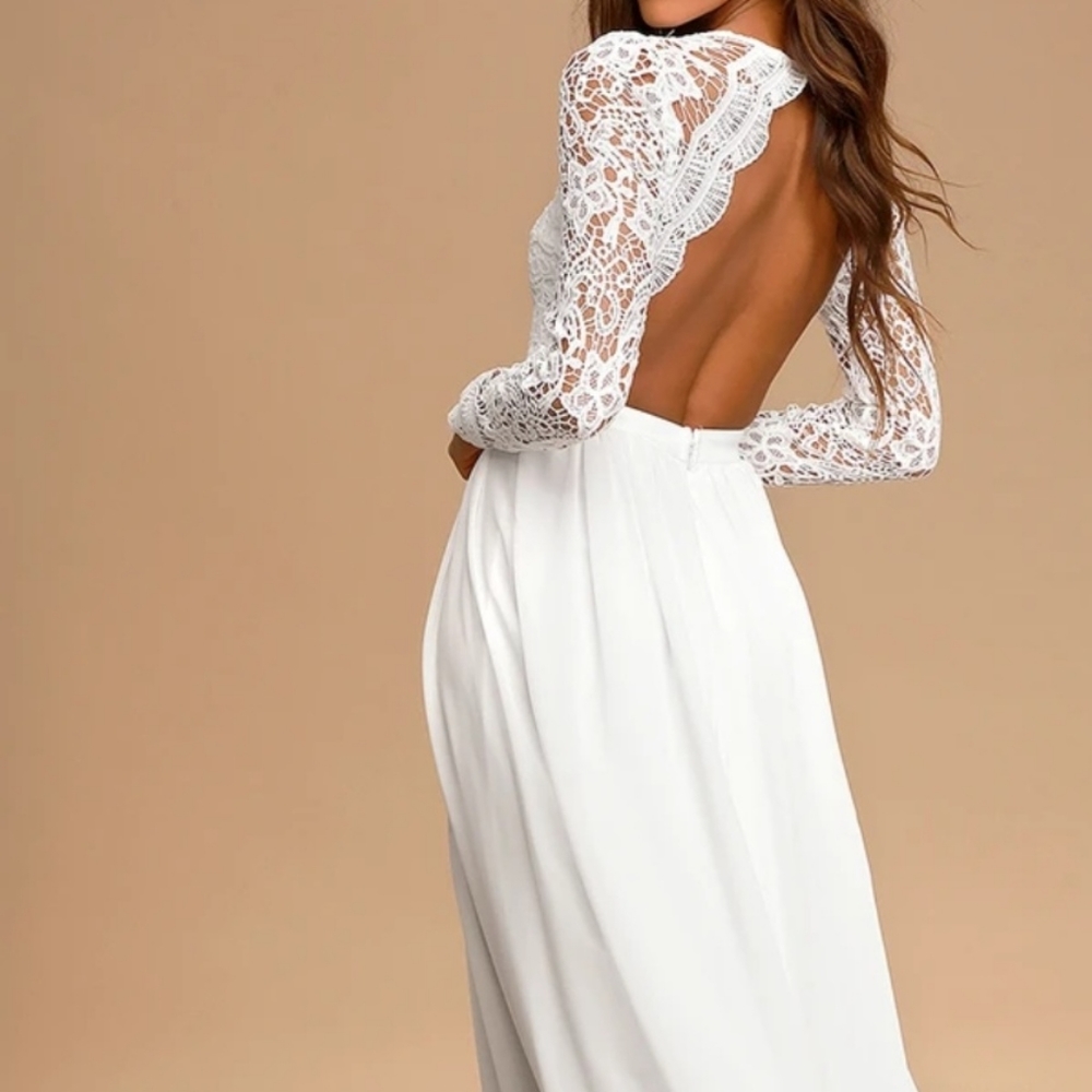 long dress with sleeves